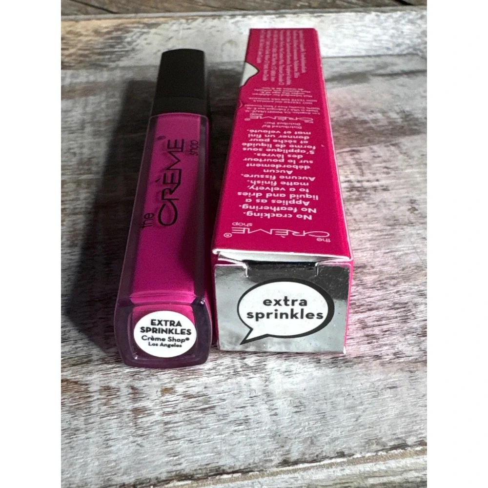 The Creme Shop My Wand + Only Matte Lipstick | Extra Sprinkles | NIB | MSRP $12